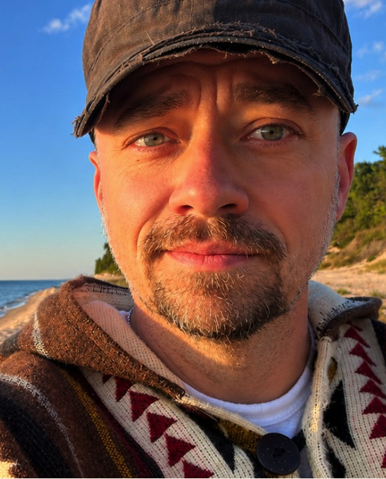 Kevin, the filmmaker and forager behind Wild World Foraging